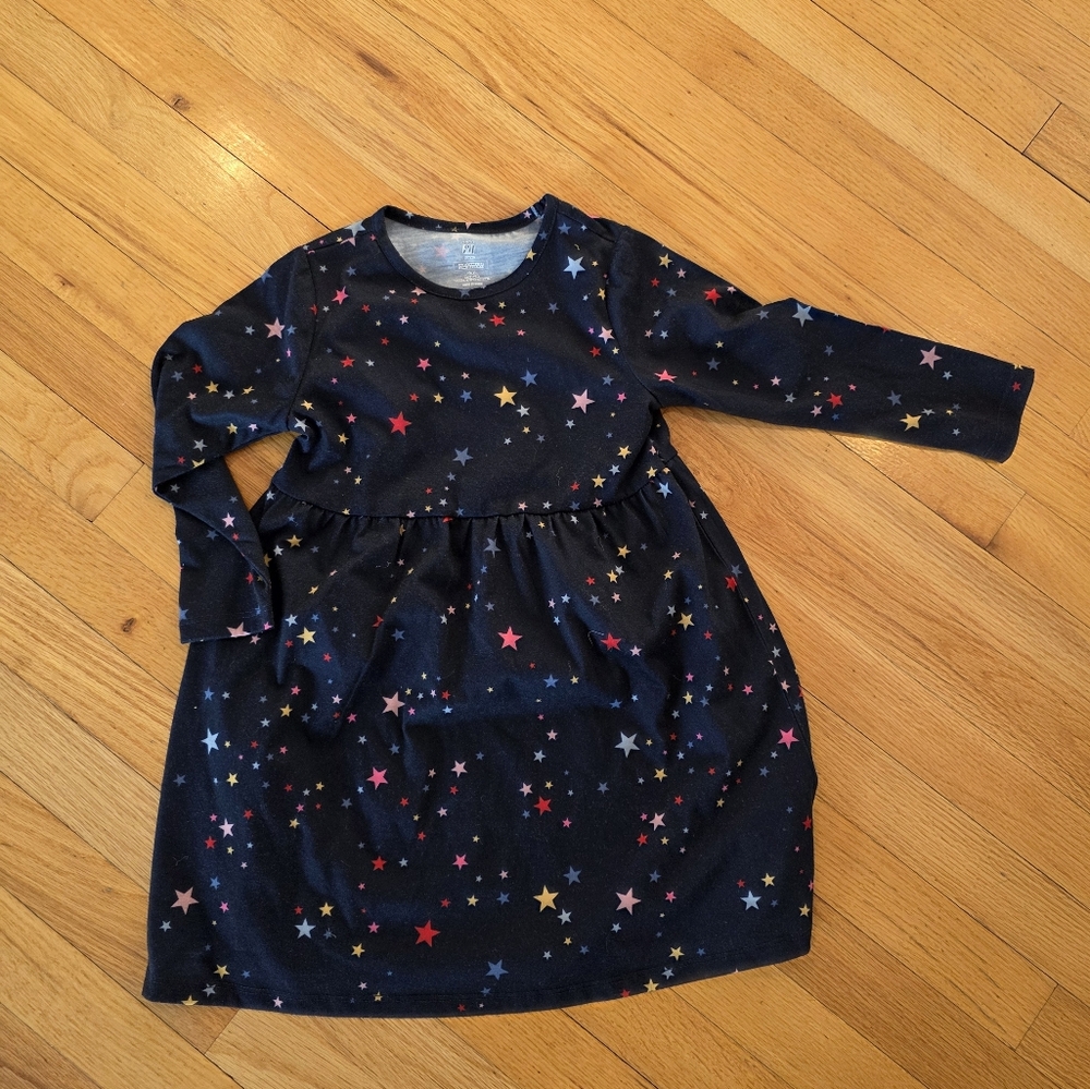Gap Long Sleeve Star Dress